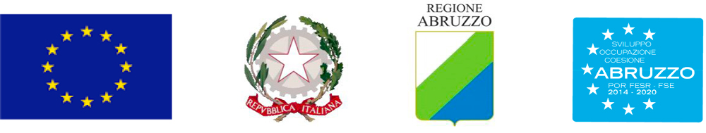 Unione Europea, Repubblica Italiana, Regione Abruzzo, POR FESR-FSE 2014-2020